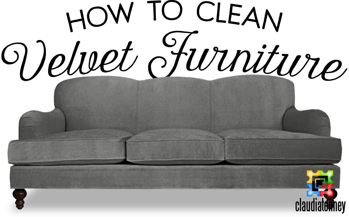 How to Clean Velvet Furniture
